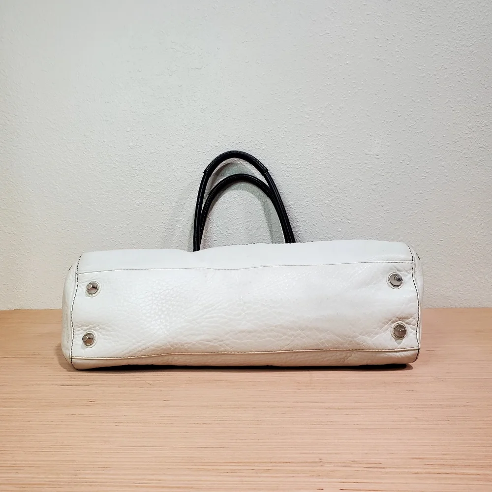 Coach Hamilton Beige | Handles, Belt & Trim Are Black